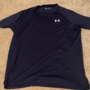 Men’s Under Armour Navy Blue Dri-fit Tee (L)